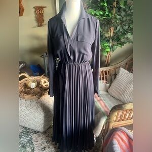 Ever New Australia Navy Pleated Dress
